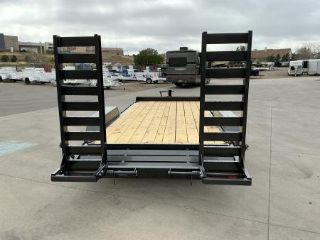 New 2026 Liberty Industries 7X16+2C6 14K Flatbed Trailer