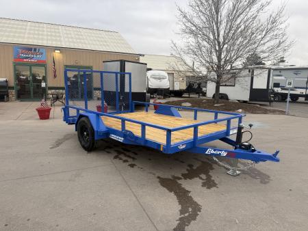 New 2026 Liberty Industries 7X10+2C4 5K Utility Trailer