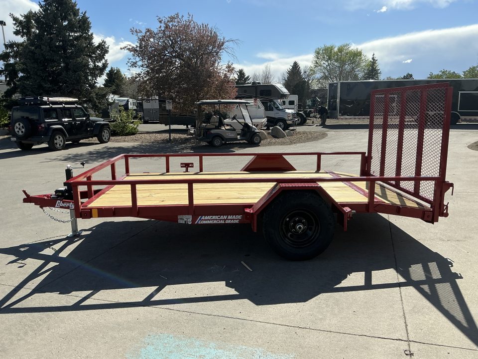 New 2026 Liberty Industries 7X10+2C4 5K Utility Trailer