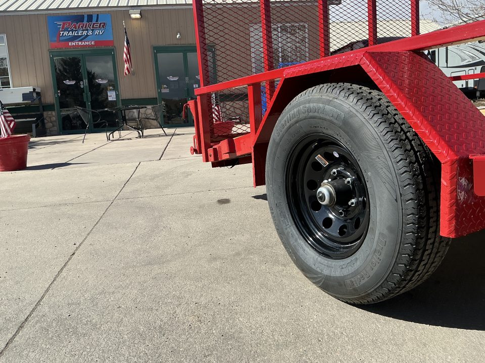 New 2026 Liberty Industries 7X10+2C4 5K Utility Trailer