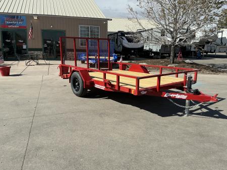 New 2026 Liberty Industries 7X10+2C4 5K Utility Trailer