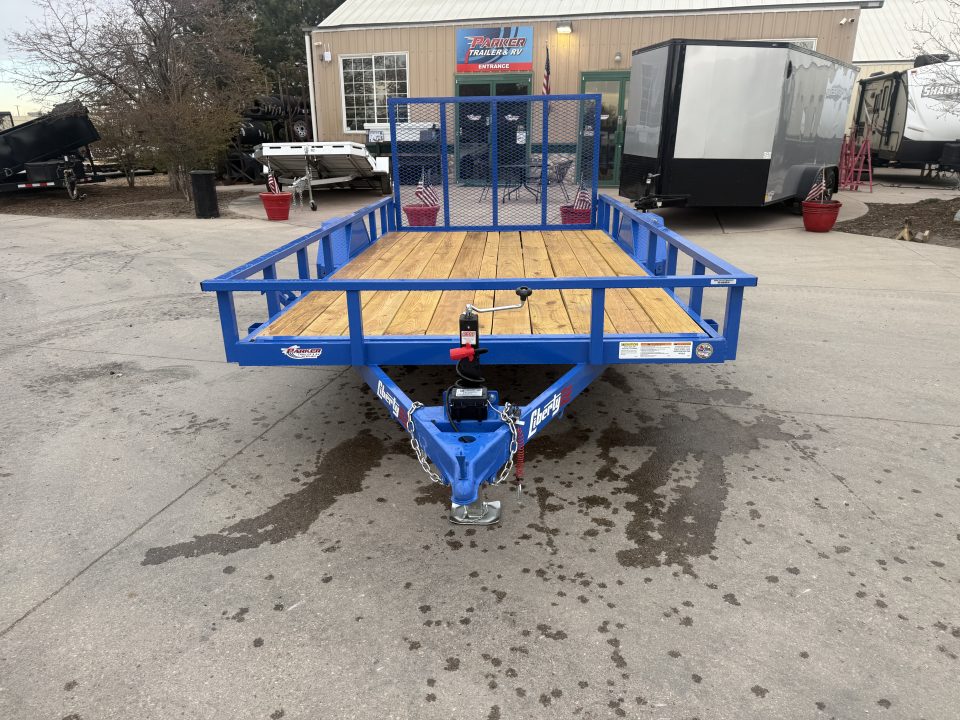 New 2026 Liberty Industries 7X12+2C4 5K Utility Trailer