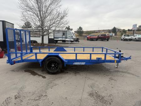 New 2026 Liberty Industries 7X12+2C4 5K Utility Trailer