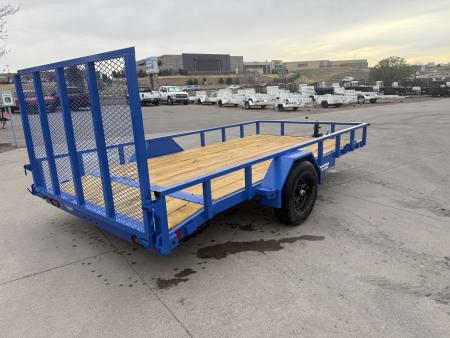 New 2026 Liberty Industries 7X12+2C4 5K Utility Trailer