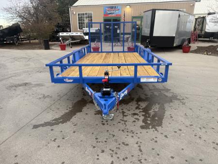 New 2026 Liberty Industries 7X12+2C4 5K Utility Trailer