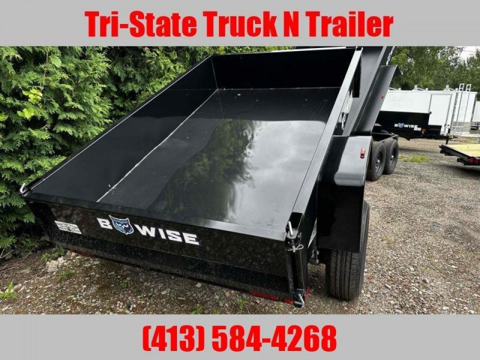 New 2026 BWISE 5x8 5k GVW Dump trailer