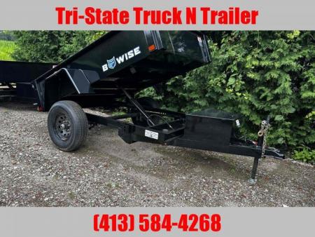 New 2026 BWISE 5x8 5k GVW Dump trailer