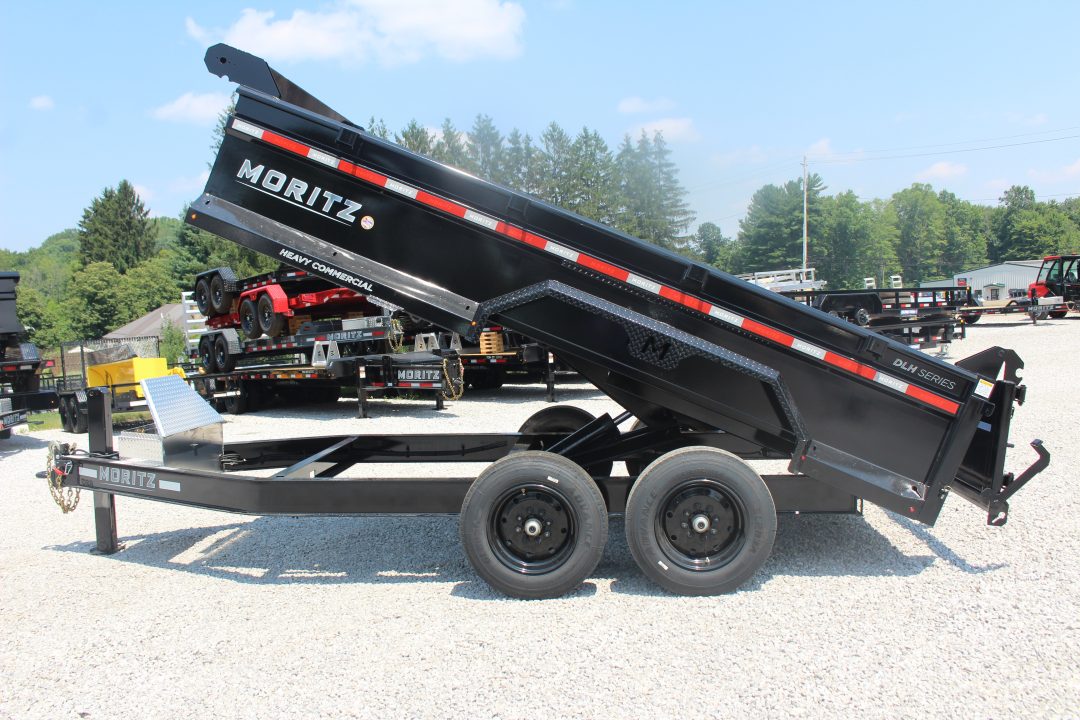 New 2026 Moritz 6' 10" x 14' Heavy Commercial DLH Series Dump Trailer - 16000# GVW