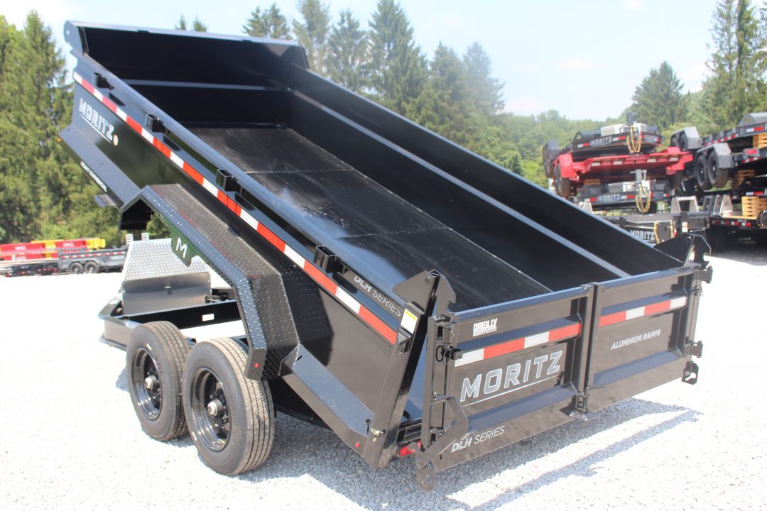 New 2026 Moritz 6' 10" x 14' Heavy Commercial DLH Series Dump Trailer - 16000# GVW