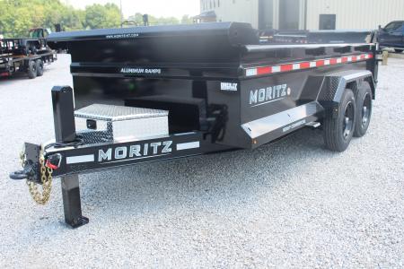 New 2026 Moritz 6' 10  x 14' Heavy Commercial DLH Series Dump Trailer - 16000# GVW