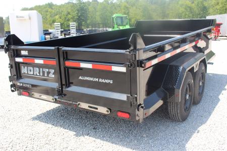 New 2026 Moritz 6' 10" x 14' Heavy Commercial DLH Series Dump Trailer - 16000# GVW