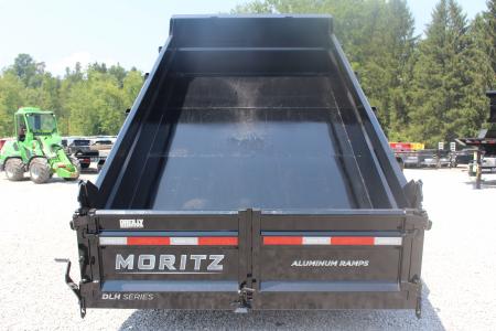 New 2026 Moritz 6' 10" x 14' Heavy Commercial DLH Series Dump Trailer - 16000# GVW