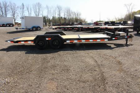 New 2026 Moritz 7' x 16' + 6' Low Pro - Gravity Tilt - Tilt Trailer - 16000# GVW