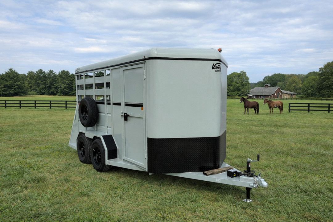New 2026 Valley Trailers 2 Horse Slant Load Deluxe 7' Tall