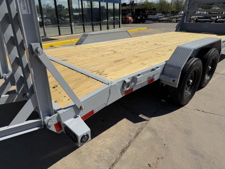 New #382309 2026 LOAD TRAIL GC 22 X 83 TANDEM AXLE 14K GOOSENECK EQUIPMENT HAULER W/ FOLD UP RAMPS & 14 PLY TIRES