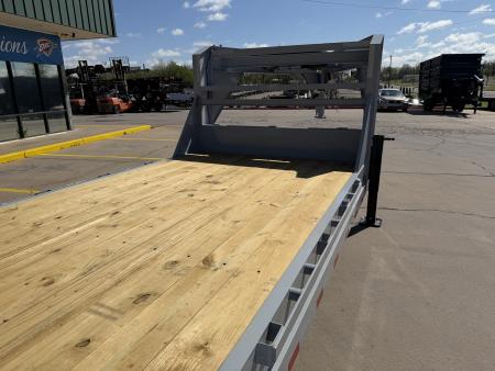 New #382309 2026 LOAD TRAIL GC 22 X 83 TANDEM AXLE 14K GOOSENECK EQUIPMENT HAULER W/ FOLD UP RAMPS & 14 PLY TIRES