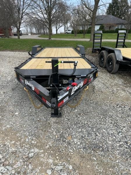 New 2026 LIBERTY LT14K83X22SPB8WF Tilt Trailer 83X22 TA PARTIAL (GVW:15400) MIDNIGHT BLACK