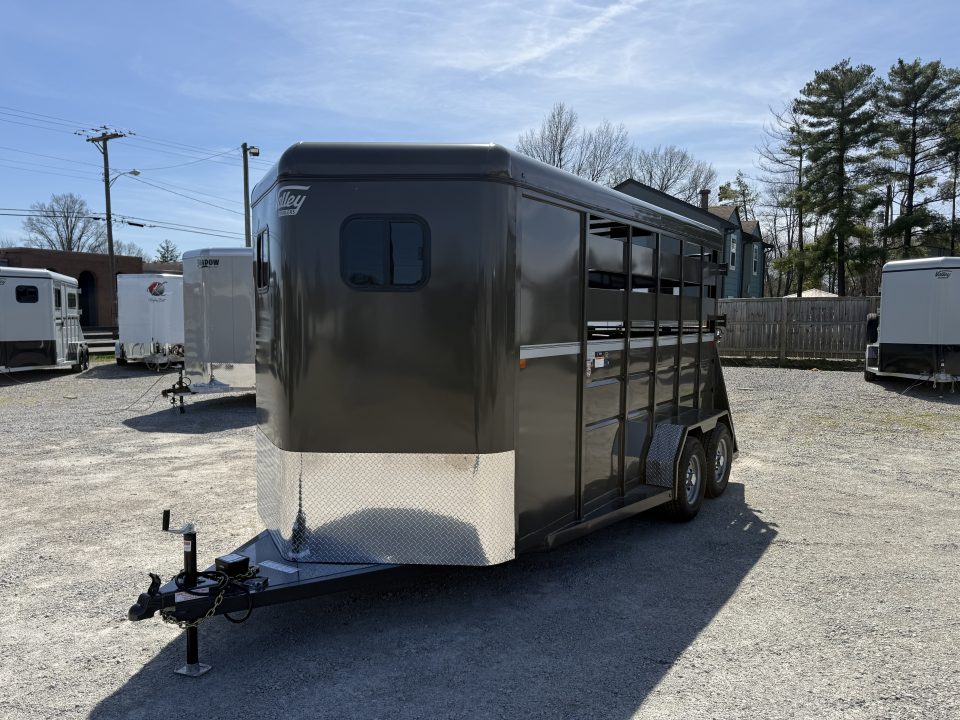 New 2026 Valley Trailers 2 HORSE STRAIGHT LOAD w/ RAMP & FRONT TACK >> EXTRA TALL & WIDE Horse Trailer