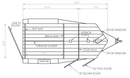 New 2026 Valley Trailers 2 HORSE STRAIGHT LOAD w/ RAMP & FRONT TACK >> EXTRA TALL & WIDE Horse Trailer
