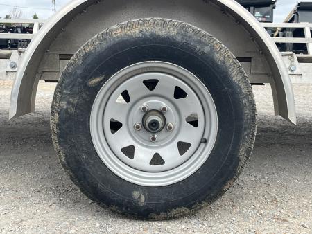 Used 2020 Mission 83"X14' 3K GVWR Aluminum Utility Trailer