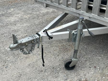 Used 2020 Mission 83"X14' 3K GVWR Aluminum Utility Trailer