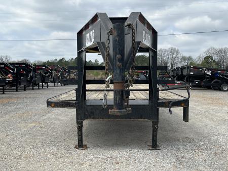 Used 2020 Elite Trailers 102"X32' 22.5K GVWR Gooseneck Flatbed Trailer