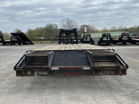 Used 2020 Elite Trailers 102"X32' 22.5K GVWR Gooseneck Flatbed Trailer
