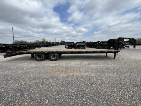 Used 2020 Elite Trailers 102"X32' 22.5K GVWR Gooseneck Flatbed Trailer