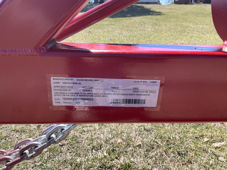 New 2026 Hay Liner 32BP Hay Trailer