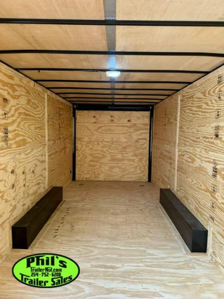 New 8.5X16 BLACKOUT PACKAGE ALUMINUM WHEELS Cargo / Enclosed Trailer