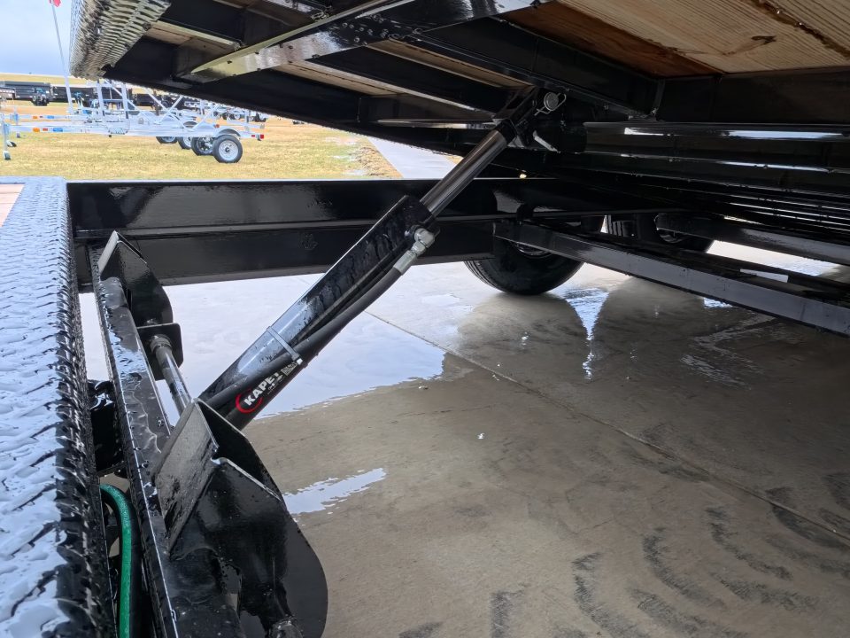 New 2026 Iron Bull 83 x 18 TLB Tilt Trailer with 2 -7,000 lb. Torsion Axles and 2 Elec. Brakes, 6" Channel Frame , 16' Tilt Deck and 2' Stationary - Black