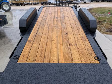 New 2026 Iron Bull 83 x 18 TLB Tilt Trailer with 2 -7,000 lb. Torsion Axles and 2 Elec. Brakes, 6" Channel Frame , 16' Tilt Deck and 2' Stationary - Black