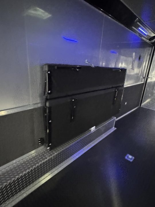 Used 2022 Continental Cargo 8.5X34 GREAT CONDITION USED RACE TRAILER BATHROOM PACKAGE Car / Racing Trailer