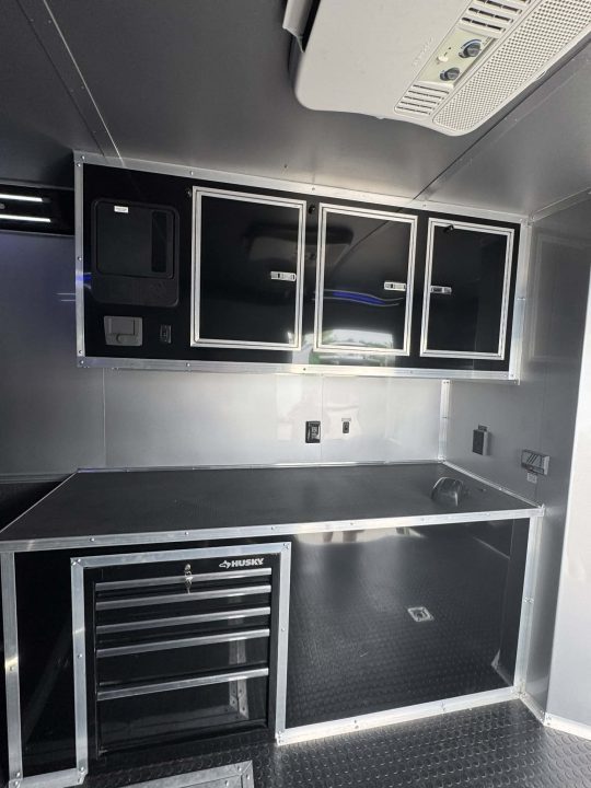 Used 2022 Continental Cargo 8.5X34 GREAT CONDITION USED RACE TRAILER BATHROOM PACKAGE Car / Racing Trailer
