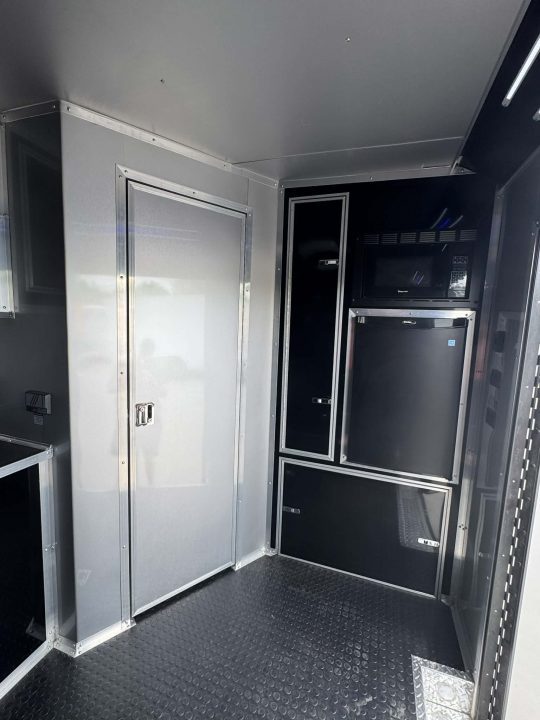 Used 2022 Continental Cargo 8.5X34 GREAT CONDITION USED RACE TRAILER BATHROOM PACKAGE Car / Racing Trailer