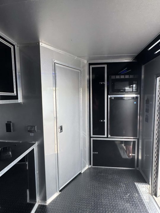 Used 2022 Continental Cargo 8.5X34 GREAT CONDITION USED RACE TRAILER BATHROOM PACKAGE Car / Racing Trailer
