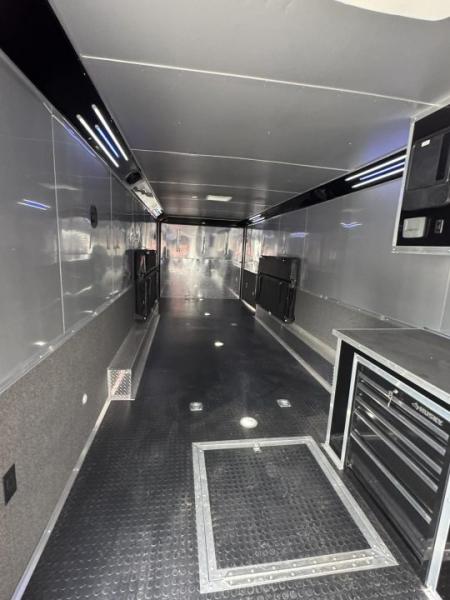 Used 2022 Continental Cargo 8.5X34 GREAT CONDITION USED RACE TRAILER BATHROOM PACKAGE Car / Racing Trailer