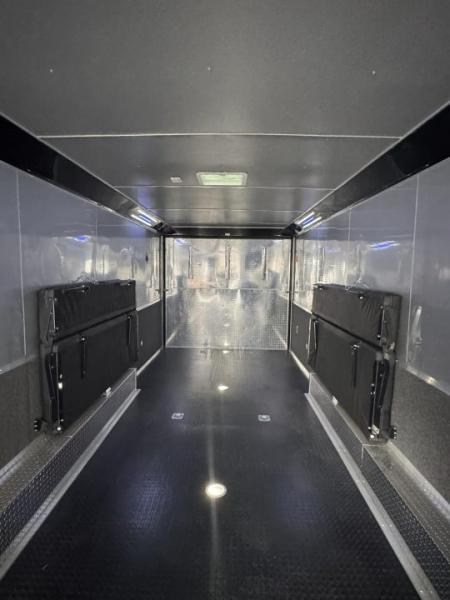 Used 2022 Continental Cargo 8.5X34 GREAT CONDITION USED RACE TRAILER BATHROOM PACKAGE Car / Racing Trailer