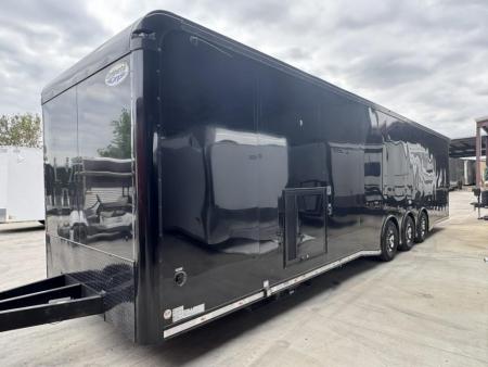 Used 2022 Continental Cargo 8.5X34 GREAT CONDITION USED RACE TRAILER BATHROOM PACKAGE Car / Racing Trailer