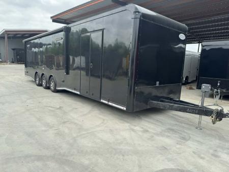 Used 2022 Continental Cargo 8.5X34 GREAT CONDITION USED RACE TRAILER BATHROOM PACKAGE Car / Racing Trailer
