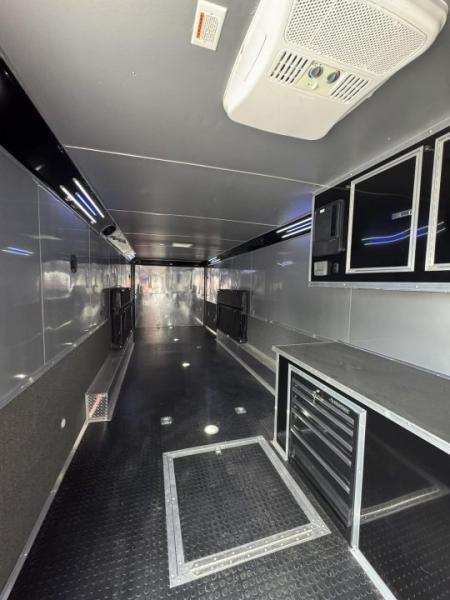 Used 2022 Continental Cargo 8.5X34 GREAT CONDITION USED RACE TRAILER BATHROOM PACKAGE Car / Racing Trailer