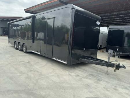 Used 2022 Continental Cargo 8.5X34 GREAT CONDITION USED RACE TRAILER BATHROOM PACKAGE Car / Racing Trailer
