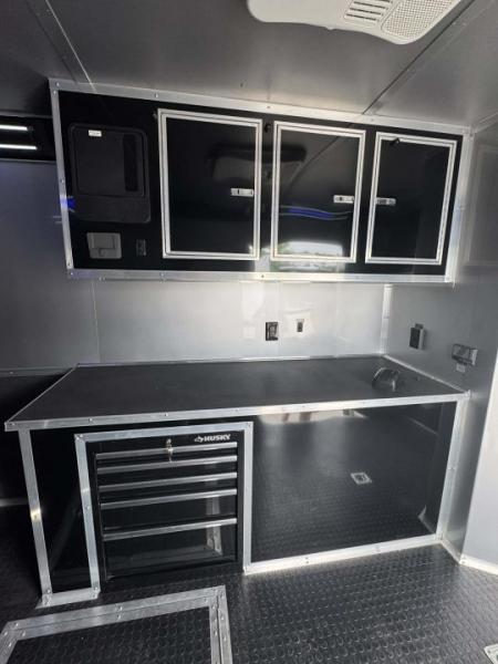 Used 2022 Continental Cargo 8.5X34 GREAT CONDITION USED RACE TRAILER BATHROOM PACKAGE Car / Racing Trailer