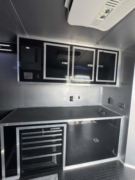 Used 2022 Continental Cargo 8.5X34 GREAT CONDITION USED RACE TRAILER BATHROOM PACKAGE Car / Racing Trailer