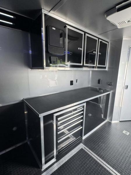 Used 2022 Continental Cargo 8.5X34 GREAT CONDITION USED RACE TRAILER BATHROOM PACKAGE Car / Racing Trailer