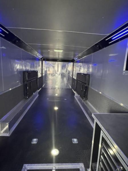 Used 2022 Continental Cargo 8.5X34 GREAT CONDITION USED RACE TRAILER BATHROOM PACKAGE Car / Racing Trailer
