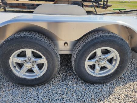 Used 2025 Aluma 8216 Tilt 82"x16' Tilt Trailer