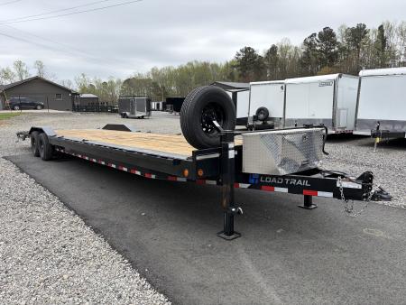 Used 2025 Load Trail 7x36 - 2 Car Hauler, Toolbox, Drop Down Jacks, 14K GVWR