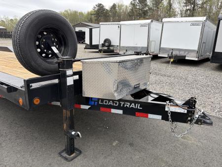 Used 2025 Load Trail 7x36 - 2 Car Hauler, Toolbox, Drop Down Jacks, 14K GVWR
