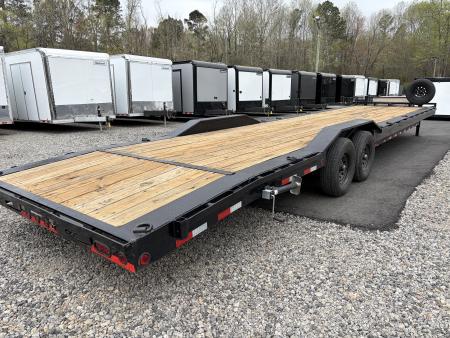Used 2025 Load Trail 7x36 - 2 Car Hauler, Toolbox, Drop Down Jacks, 14K GVWR